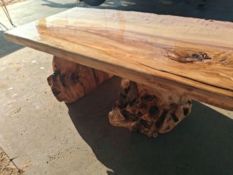 Coffee  table  natural   edge