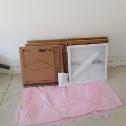 LED LAY-IN TROFFER CEILING LIGHTS  2"X 2" BRIGHT WHITE 