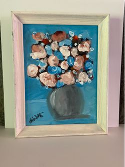 Original artwork floral painting