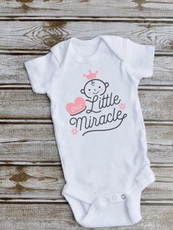 Our little miracle onesie