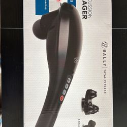 Bally Fitness Cordless Handheld Multi Node Percussion Body Massager