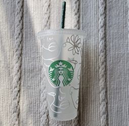 Starbucks Tumbler with design