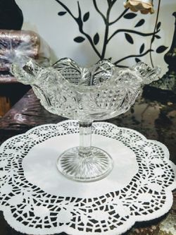 Antique Vintage Depression Glass Dish