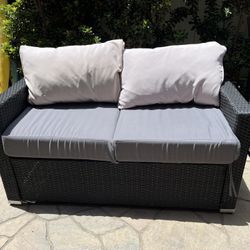 Outdoor Loveseat With Waterproof Cover