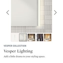 VESPER OUTLINE LIGHTS  NEW 
