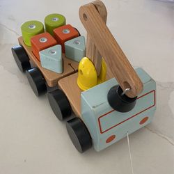 Wooden Toy/ Tractor IKEA Toy/ Shapes 