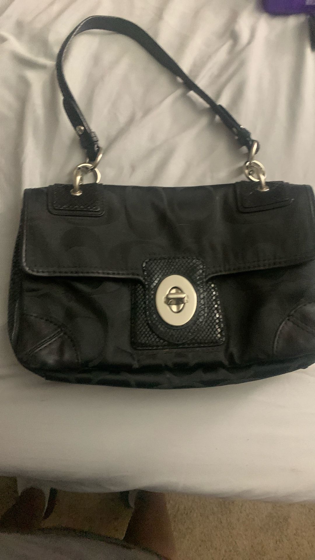 Coach Peyton Signature Shoulder Bag