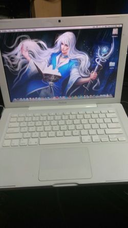 MacBook pro with charger and battery