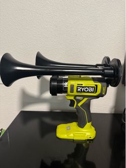 Ryobi 18 volt black train horn
