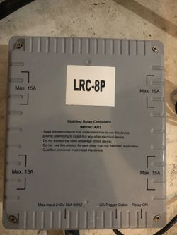 LRC-8P Master Light Relay Controller