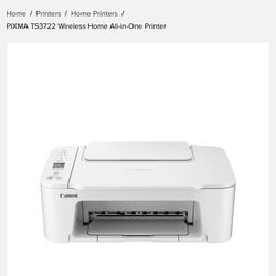 PIXMA TS3722 Wireless Home All-in-One Printer
