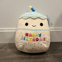 10” Birthday Cake Ultra Soft Plush Toy