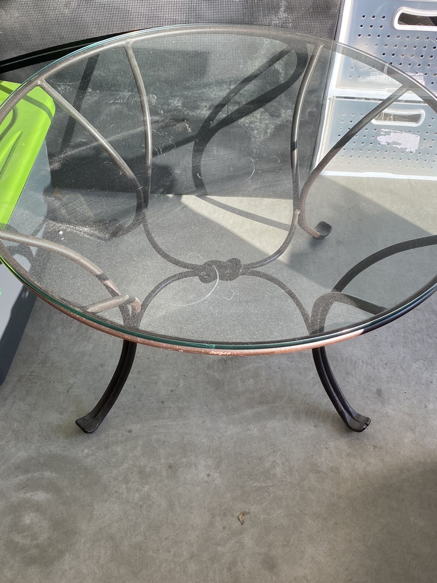 Glass Top Coffee Table