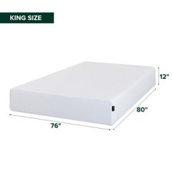 🛏️ ZINUS KING 12” COOLING GEL & GREEN TEA MEMORY FOAM MATTRESS