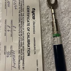 Tyco mini torque wrench 5/16"