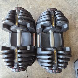 Pair of bowflex Dumbbells 90lbs
