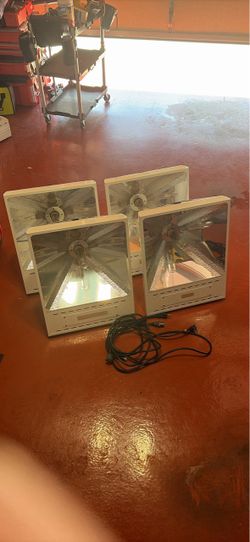 4x Sun System LEC 315W CMH Grow Lights w/ Bulbs – 120V