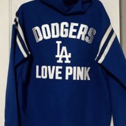 Victoria Secret PINK Los Angeles Dodgers Anorak Jacket