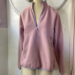 PUMA Women’s Sherpa Golf 1/4 Zip Pullover | Small | Lilac 