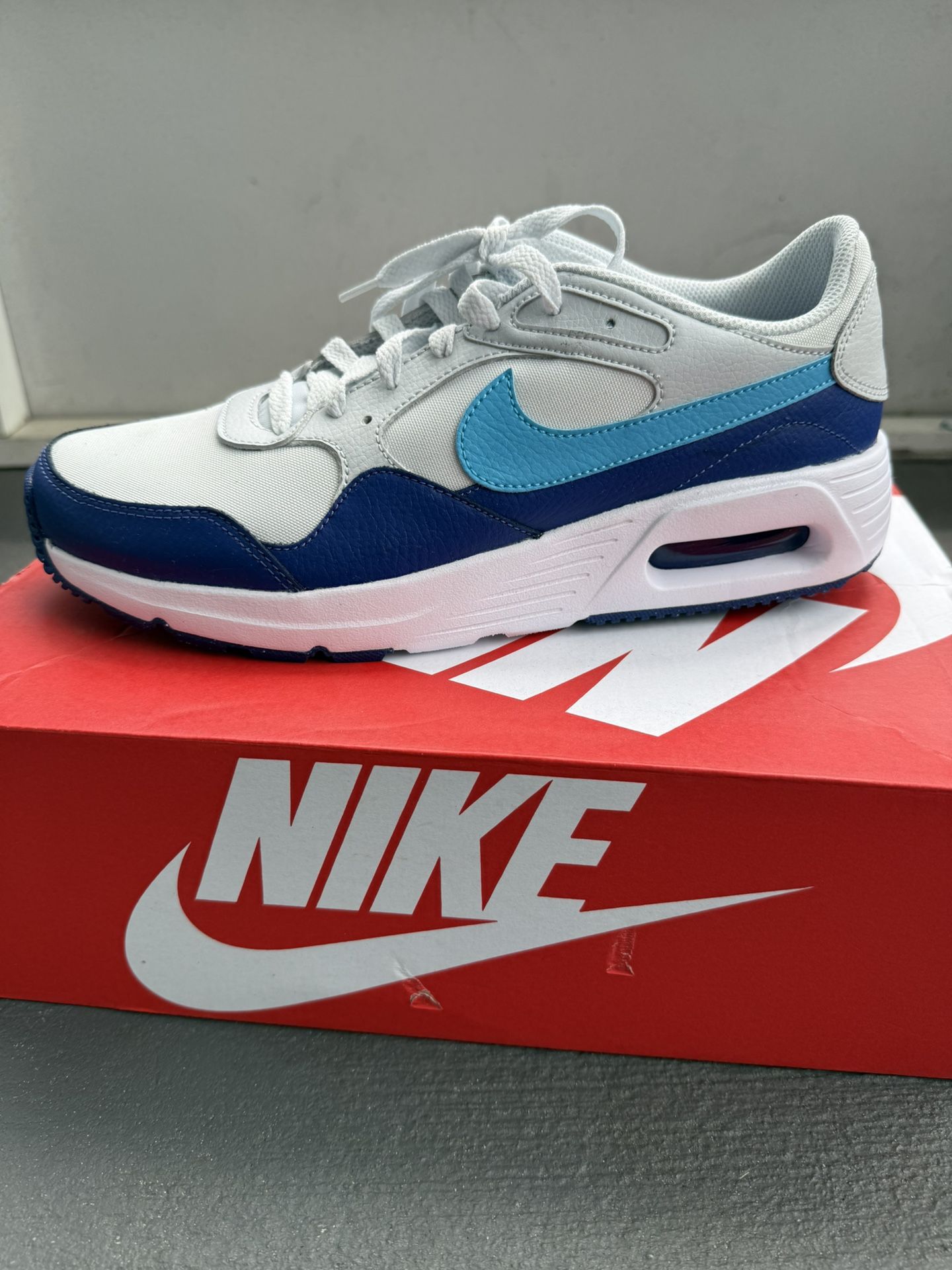 Nike Air Max SC Pure Platinum Blue Lightning
