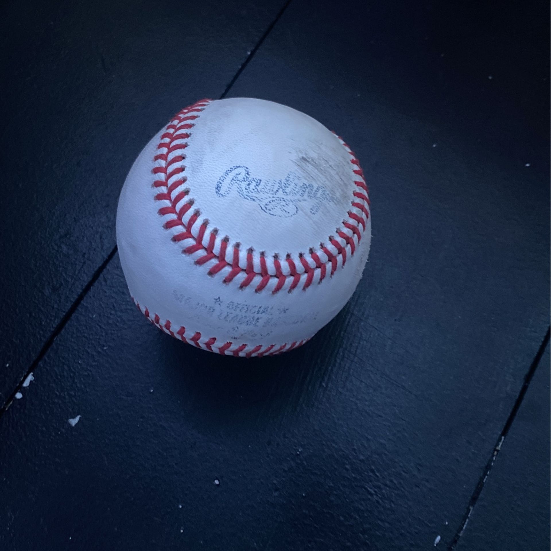 Official MLB (in Game Ball) For The Detroit Tigers Vs. Astros