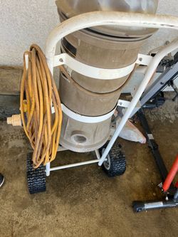 Hayward pump and filter on Dolly