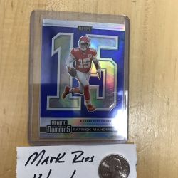 2020 PLAYOFF PATRICK MAHOMES II PRIZM CARD