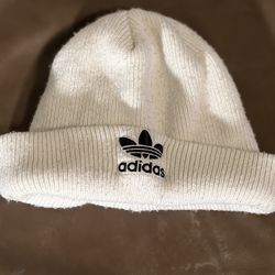 White ‘Adidas” beanie