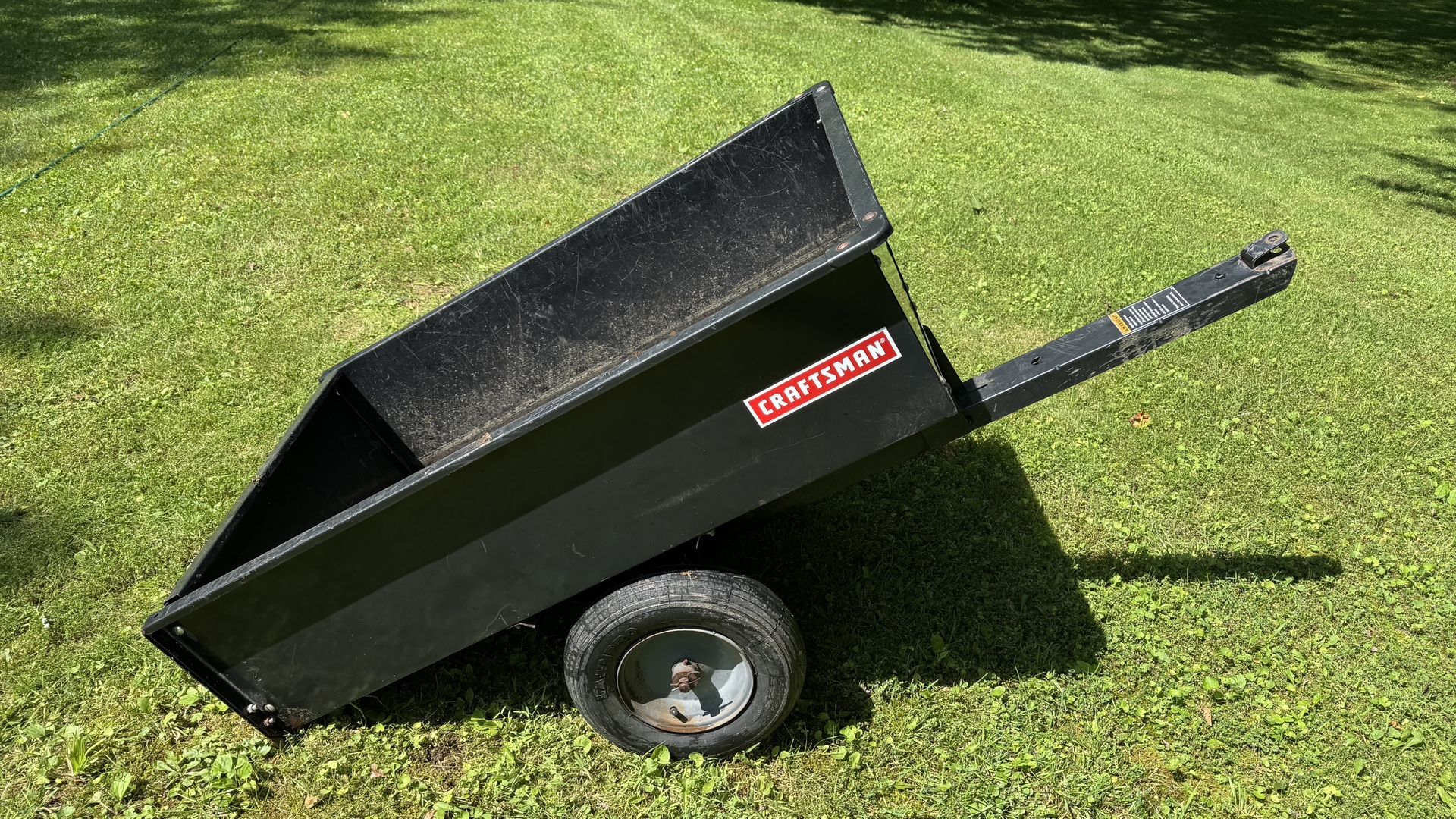 Craftsman Tow behind dump cart