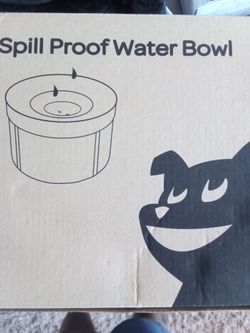 Spill Proof Dog Water Bowl