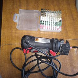 Very Nice barely used roto zip plus drill bit accessories 