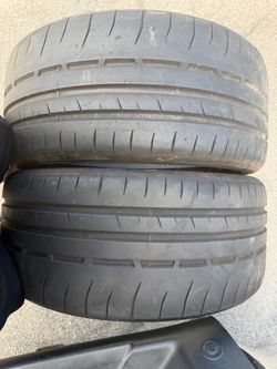 (2) 245/35ZR20 PAIR OF USED TIRES GOOD YEAR  EAGLE F1 SUPER SPORT R 70% LIFE !!