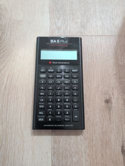 Texas Instruments BA II Plus Professional Calculator