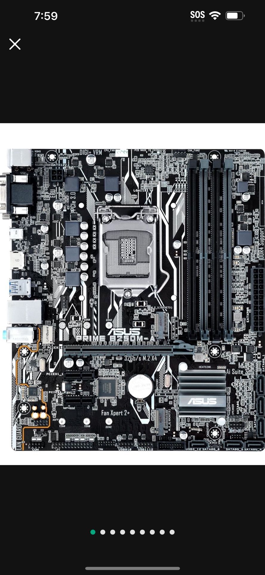 Asus Prime B250-m(with I5 7600k)