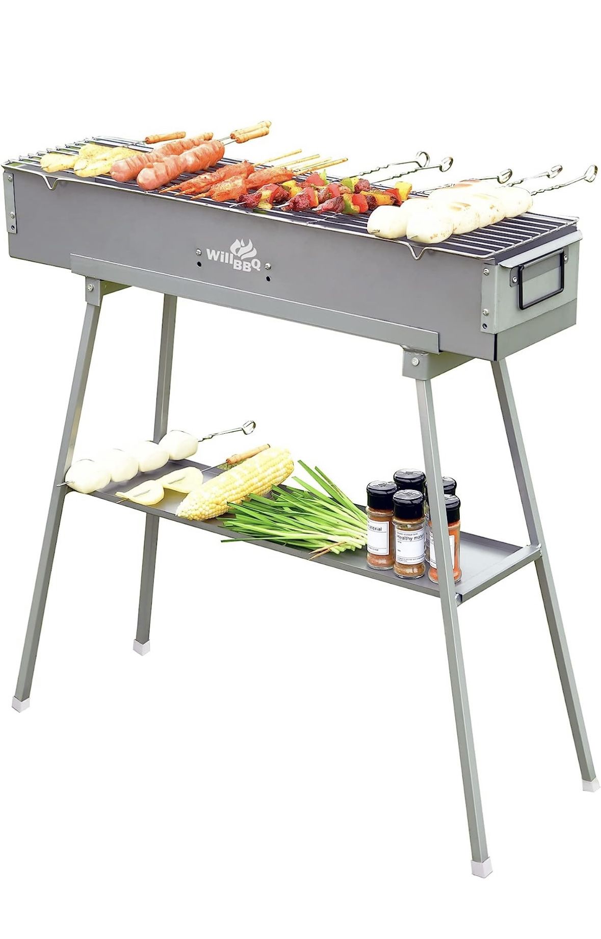 Brand New - WILLBBQ Portable Charcoal Grill