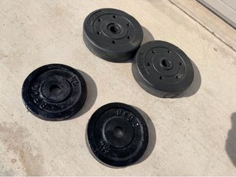 Standard Weight Plates Set of 4