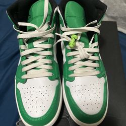 Size 10 Air Jordan 1 Mid Lucky Green 