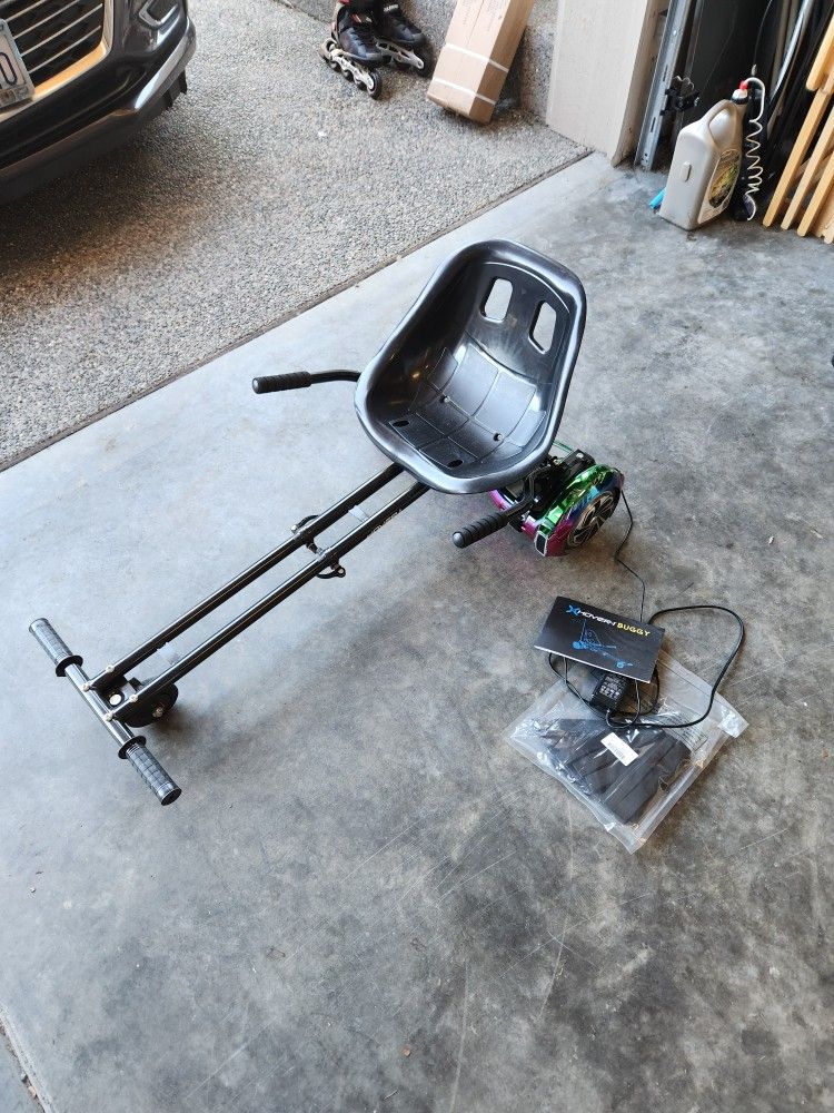 Hoverboard With Seat Attachment