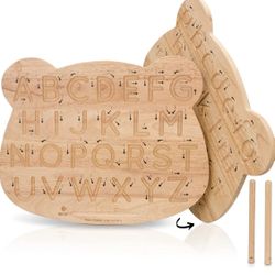Wooden Alphabet Tracing Board - ABC Learning For Toddlers