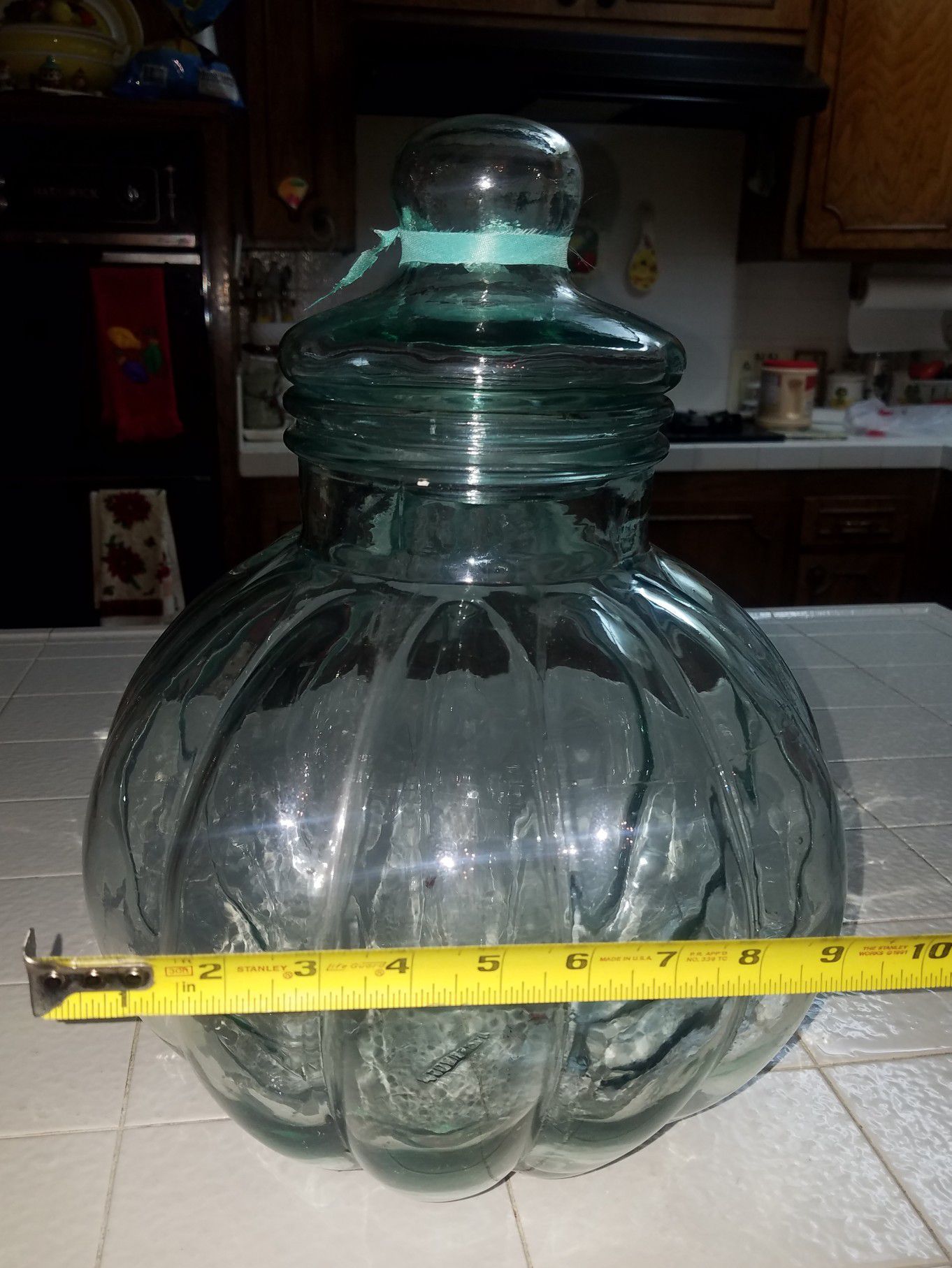 Thick Glass Jar