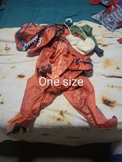 Inflatable Dinosaur Rider Costume