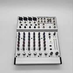 Behringer Eurorack MX802A 8 channel mic/line mixer - NO power Supply .
Sold As Is .
No Adapter 
Shipping 
Local pickup available in Sylmar CA  or Glen