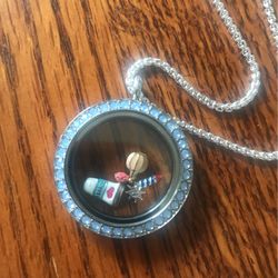 Rhinestone Origami Owl Locket