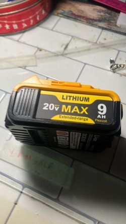 Dewalt Compatible Battery 20 volt 9 Ah