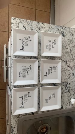 6 Cute decorative plates