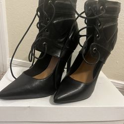 Black Heel Booties 