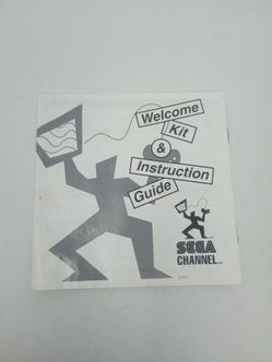 RARE Sega Channel Welcome Instruction Guide Manual