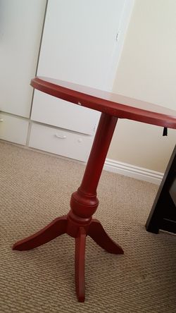 Beautiful red coffee table.