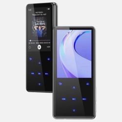64GB MP3 Player Bluetooth 5.3 Portable MP3 Player Music Player with Built-in Speaker, Random Playback, Video, eBook, Pedometer, FM Radio, 2.4 Inch Dis