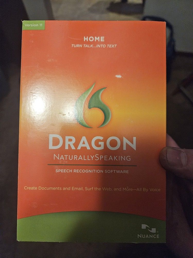 Dragon NATURALLY SPEAKING SOFTWARE 